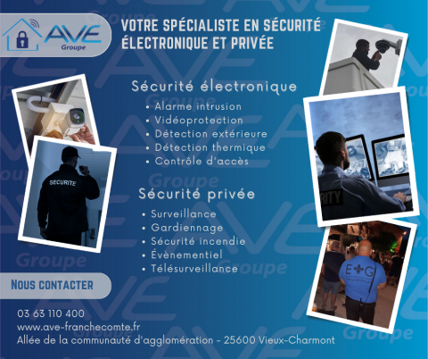 AVE Groupe spécialisé dans le domaine de la sécurité électronique et privée