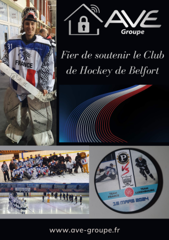 AVE groupe sécurité sponsoring Grand Belfort Hockey Club