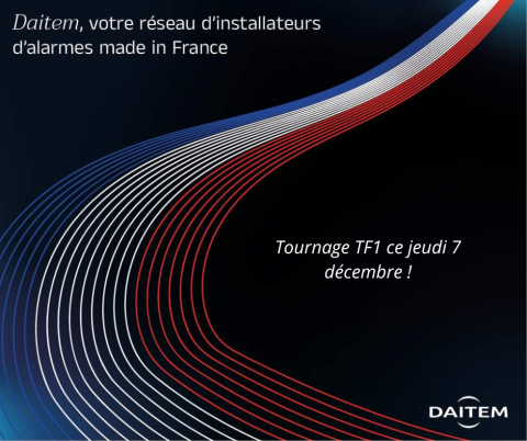 Reportage TF1 sur Atraltech - Daitem ce jeudi 7 décembre 2023 au JT de 20h !