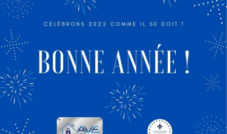 Le groupe AVE Franche-Comté vous souhaite une bonne année 2022 !